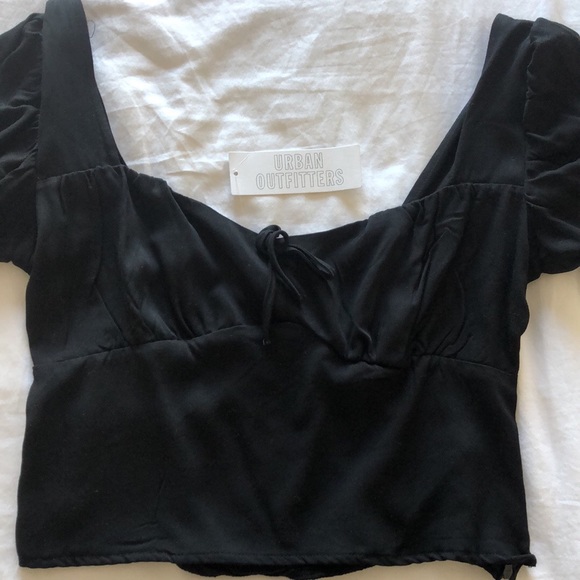 Cropped top Urban Outfitters black size M - Picture 1 of 3